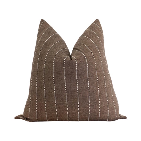 Dark Brown Pillow Etsy