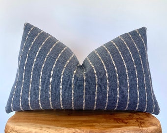 long blue pillow