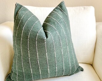 etsy green pillows