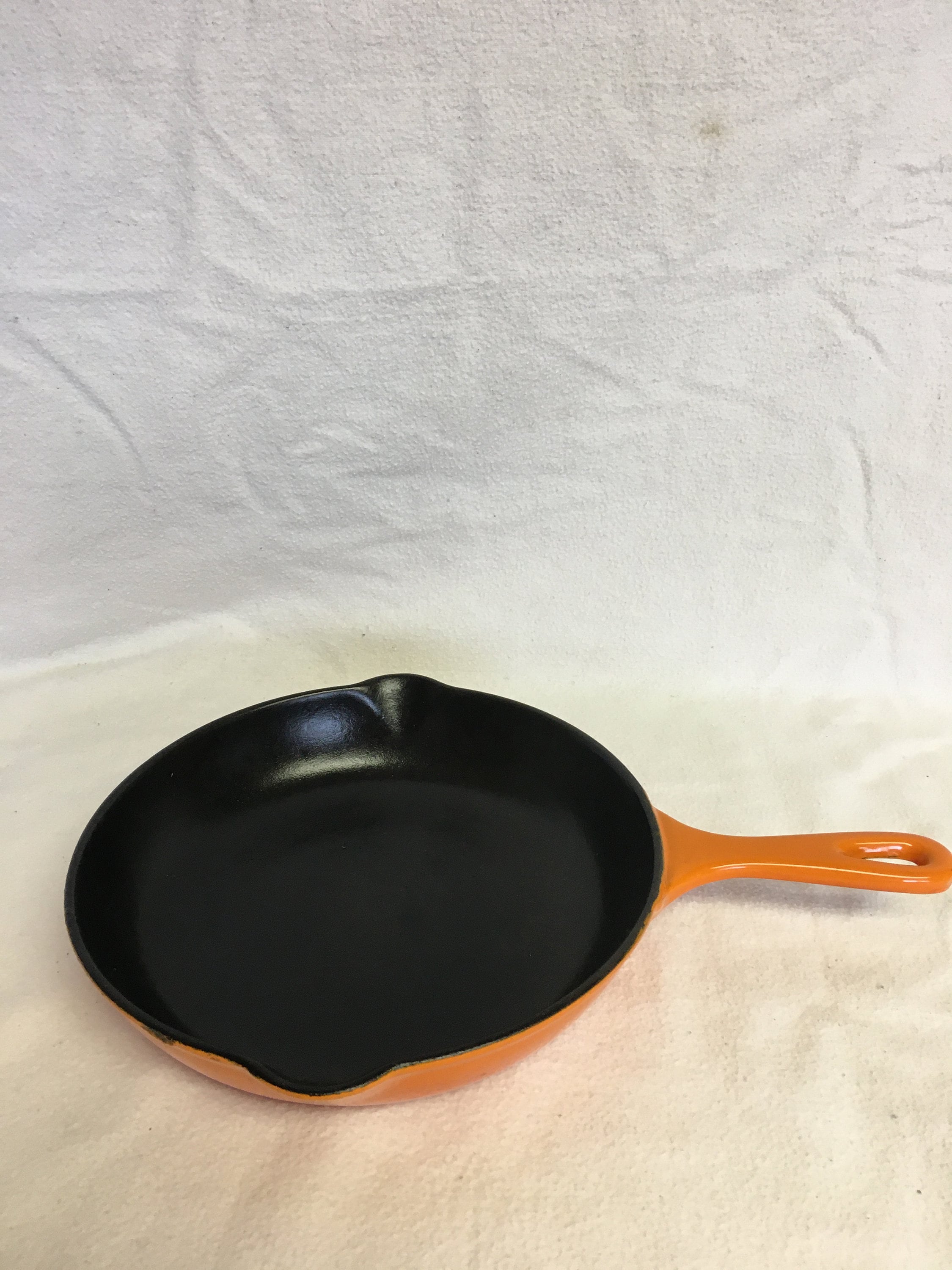 Le Creuset Red Enameled Cast Iron Rectangular Skinny Griddle 9.5x9.5 