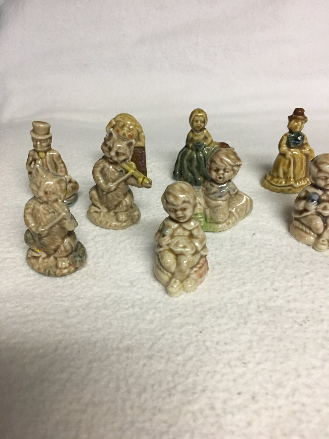 Wade Tea Figurines 9 Nursery Red Rose Tea Figurines Etsy