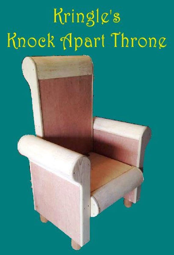 Santa Chair Throne Plans This Is For Plans Only Etsy