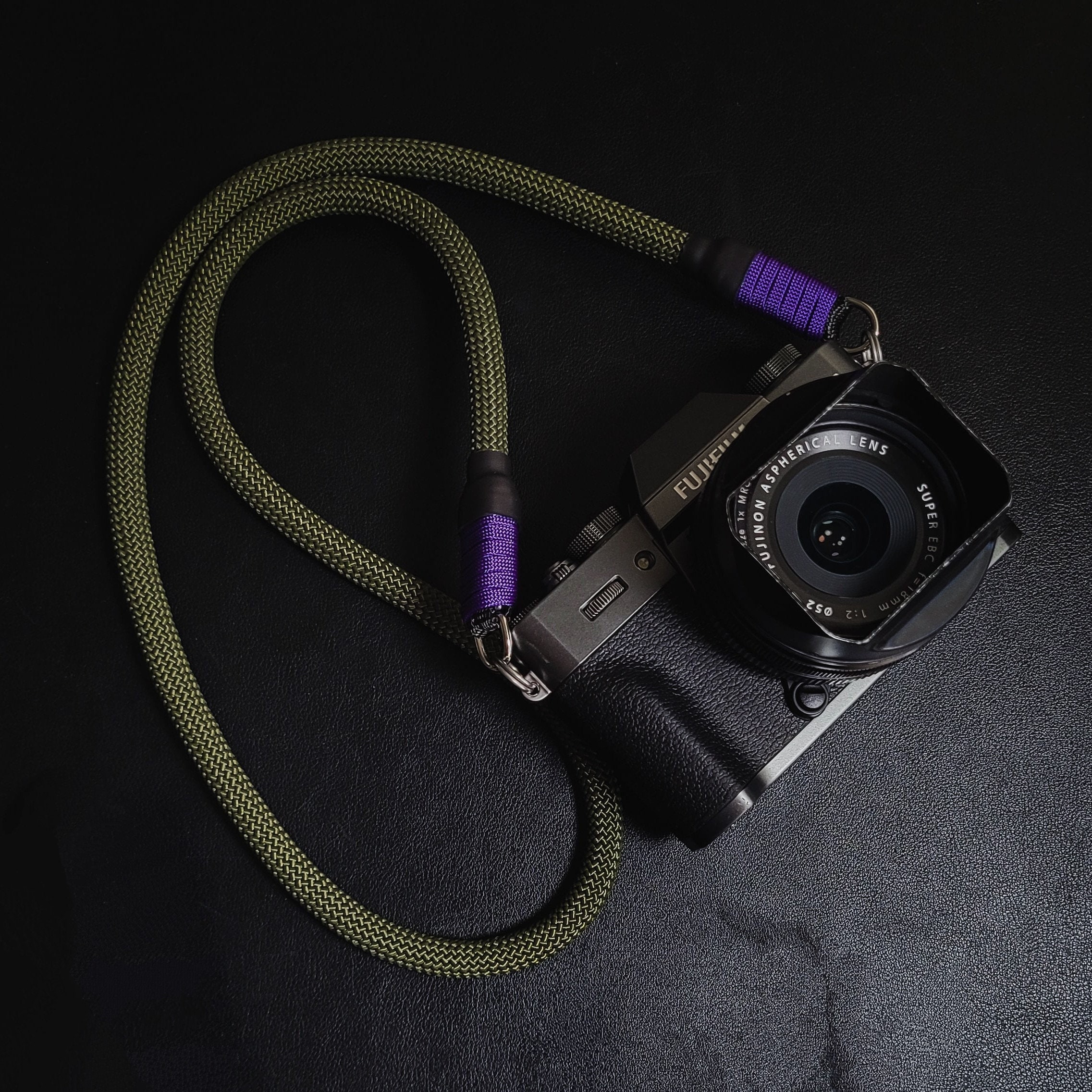 Vintage Camera Strap,Nylon Climbing Rope Camera Shoulder Neck Strap for  Micrrorless SLR DSLR Camera
