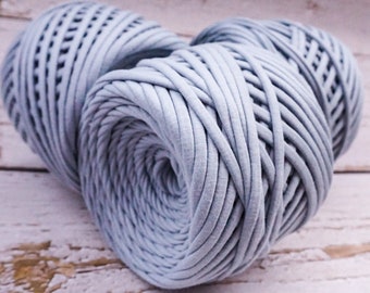 T-shirt yarn for crocheting baskets, bags, rugs and home decor. Nut –  Knitznpurlz