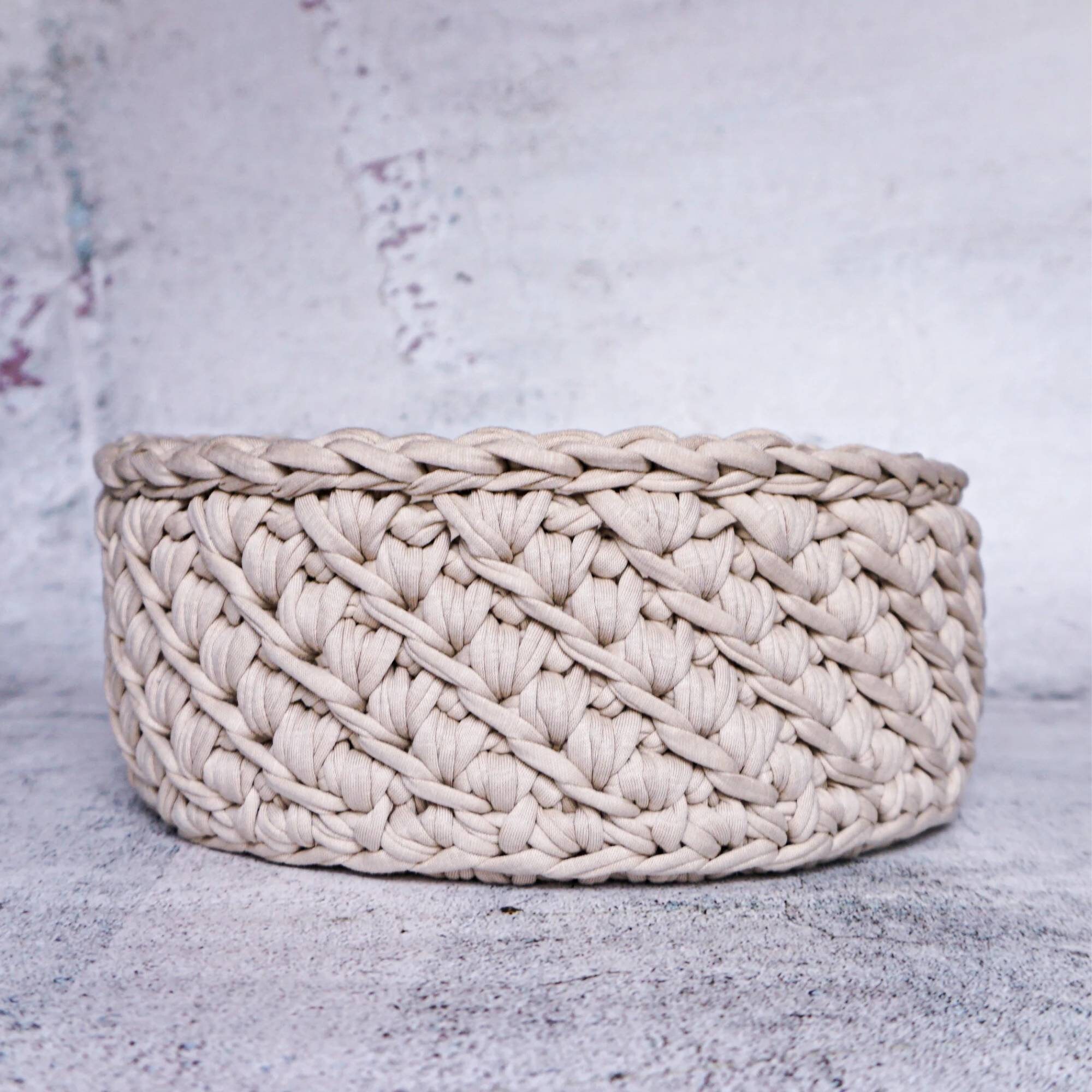 Mother's Day Crochet Round Basket Pattern in PDF With Crochet ...