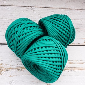 T-shirt Yarn, Fabric Yarn, Spaghetti Yarn, T-shirt Yarn, Recycled Yarn, Ribbon Yarn, Basket Yarn, Textile Yarn, Yarn for Bags, Green