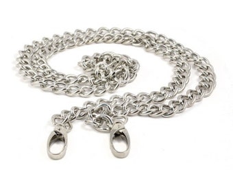 Chain for purses, clutch and bags making. Purse hardware and bag replacement accessories. 120 cm, 47 inches shoulder chain strap