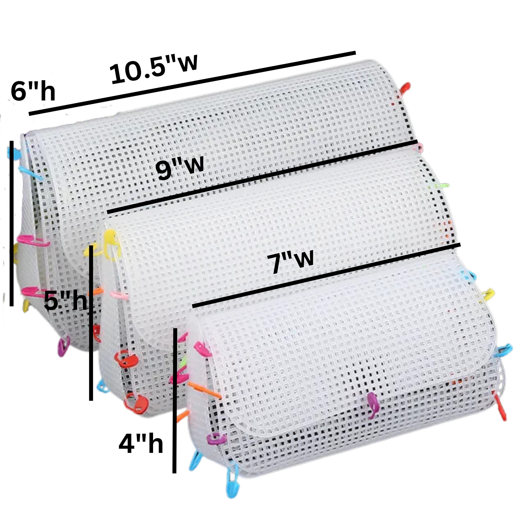 Rigid Plastic Mesh Pcs Cross Stitch Mesh Plastic Canvas Shapes