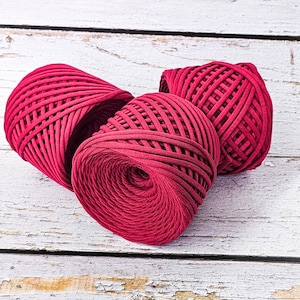 T-shirt Yarn, Fabric Yarn, Spaghetti Yarn, T-shirt Yarn, Recycled Yarn, Ribbon Yarn, Basket Yarn, Textile Yarn, Yarn for Bags, Berry