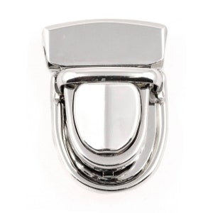 Lock accessory for purses, Thumb catch tuck purse lock for clutch and bags making. Purse hardware and bag replacement accessories