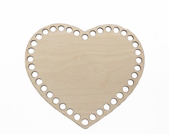 Wooden Bottom, Wooden Bottom Basket, Basket Making, Basket Bottom, Heart Basket Bottom