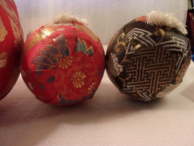 Vintage Lot of 4 - Japanese Roly-poly Wedding Dolls Hime Daruma Gofun ...