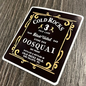 Cold Rocks Hold wheel of time sticker