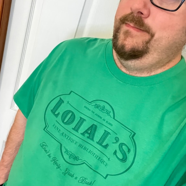 Biblioteca Loial - Camiseta ligera vintage de recuerdo de Randland con la Rueda del Tiempo - Varios colores - Talla unisex