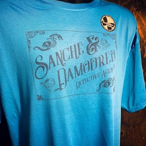 Sanche & Damodred - Wheel of Time Vintage Randland Souvenir Lightweight Tee - Multiple Color Options - UNISEX SIZING