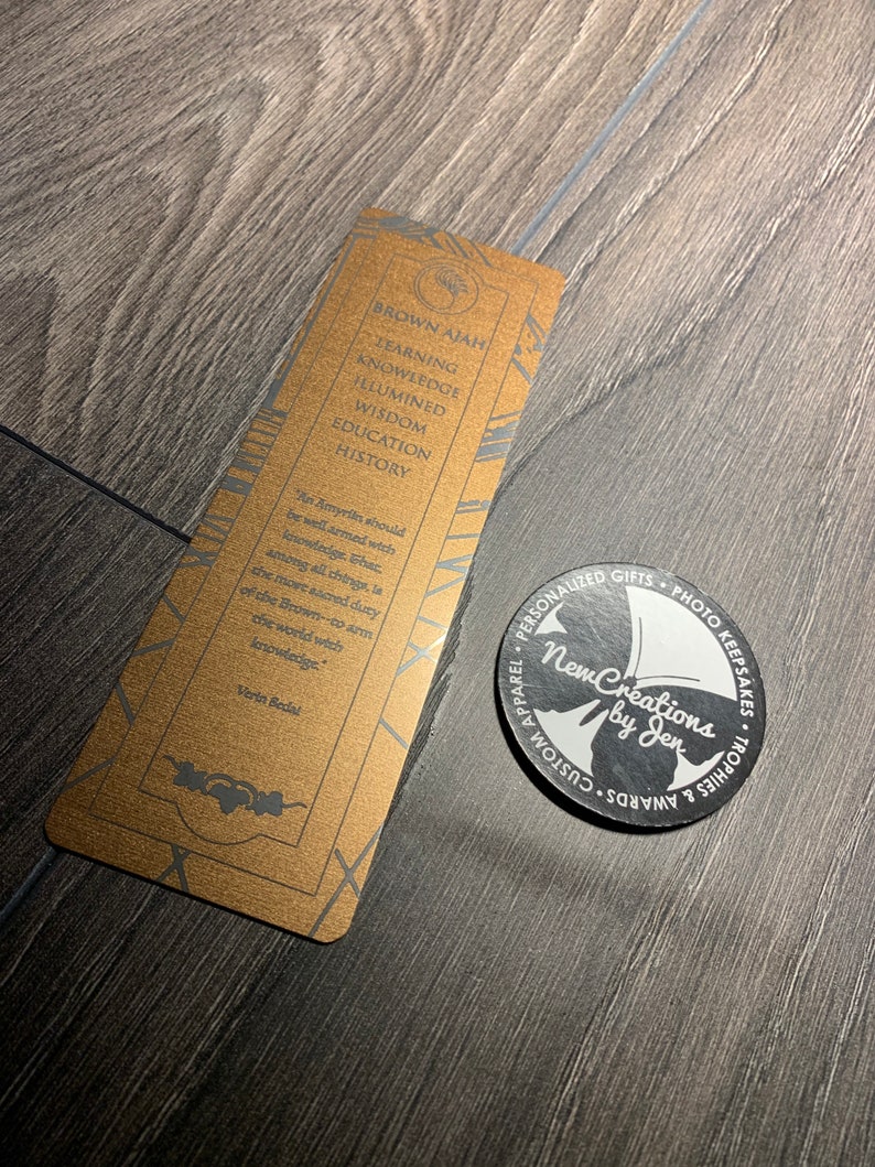 Wheel of Time Ajah Aluminum Bookmarks image 3