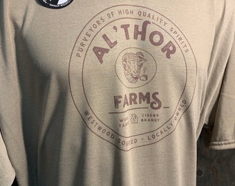 Al’Thor Farms - Wheel of Time Vintage Randland Souvenir Lightweight Tee - Multiple Color Options - UNISEX SIZING