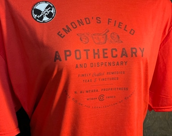 Emond's Field Apothecary - Wheel of Time Vintage Randland Souvenir Lightweight Tee - Multiple Color Options - UNISEX SIZING