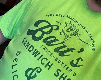 Bart’s Sandwich Shop - Wheel of Time Vintage Randland Souvenir Lightweight Tee - Multiple Color Options - UNISEX SIZING