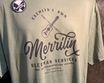 Merrilin Gleeman Services - Wheel of Time Vintage Randland Souvenir Lightweight Tee - Multiple Color Options - UNISEX SIZING