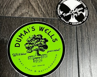 Dumai’s Wells Rest Stop - Wheel of Time Stickers