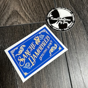 Sanche & Damodred Detective Agency - Wheel of Time Stickers