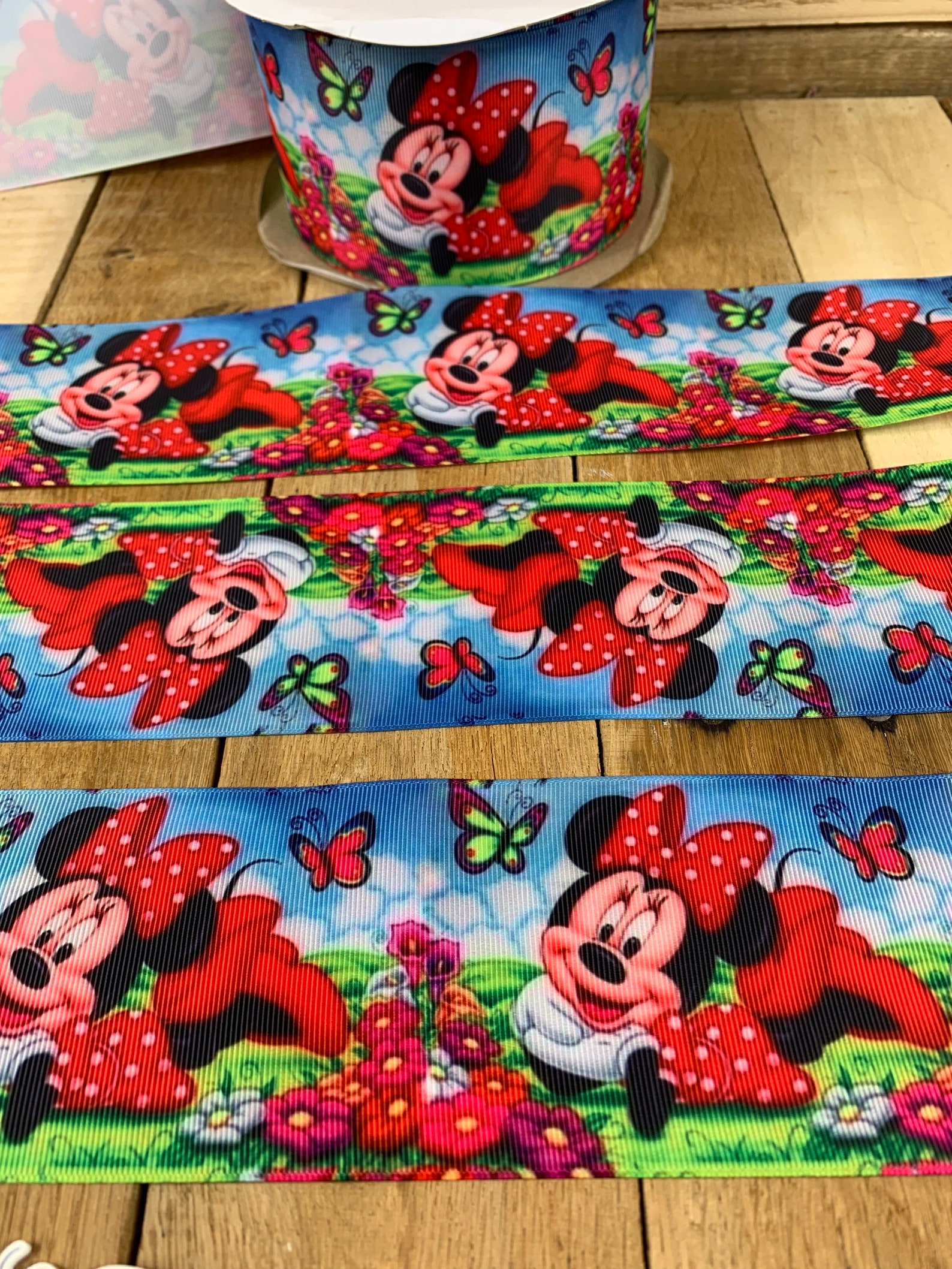 Minnie Mouse Ribbon | Etsy