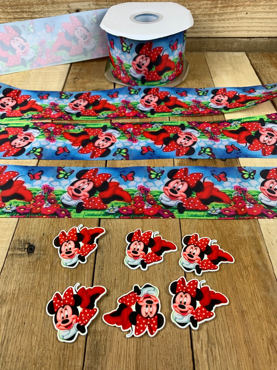 Minnie Mouse Ribbon | Etsy