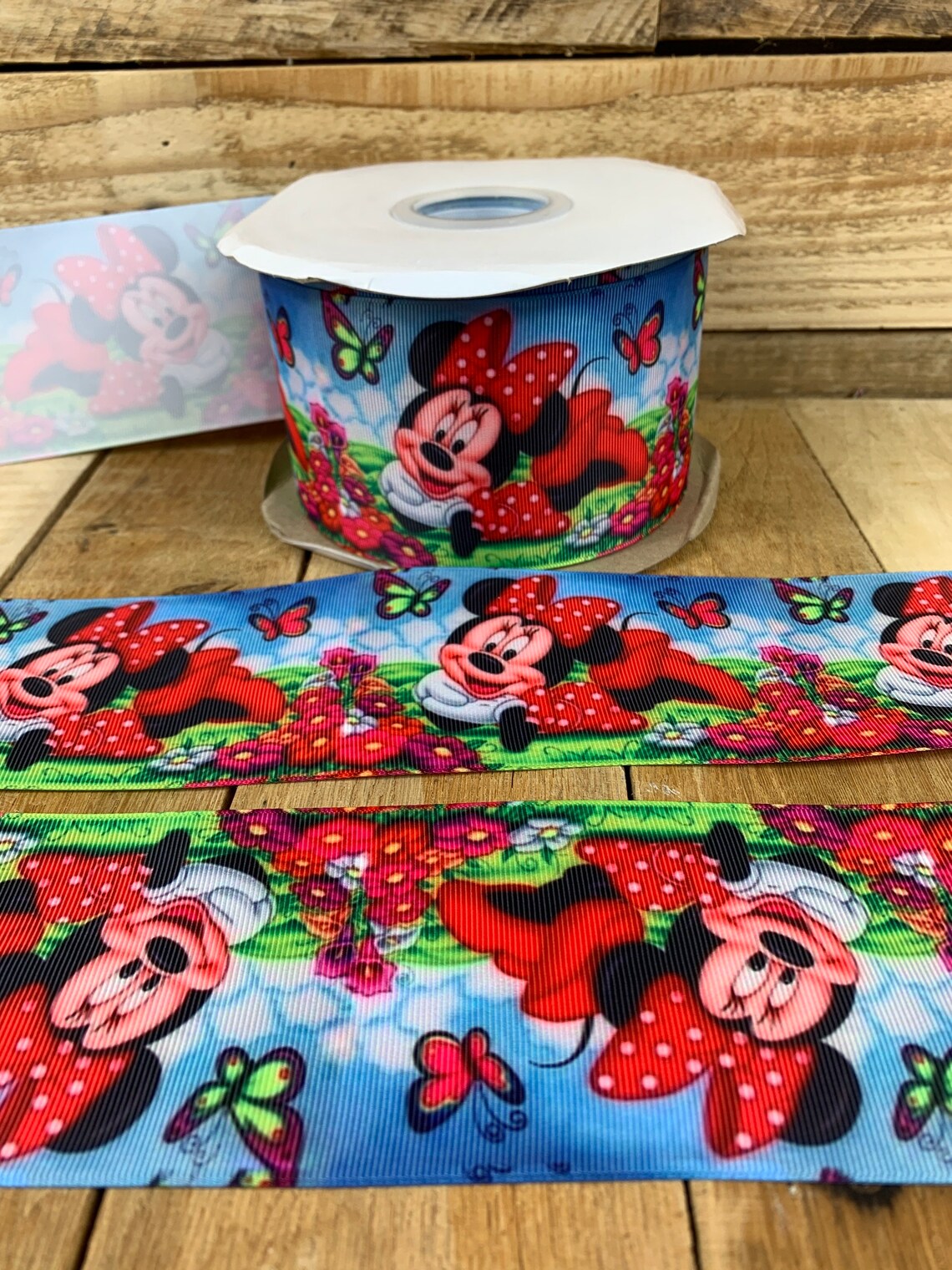 Minnie Mouse Ribbon | Etsy