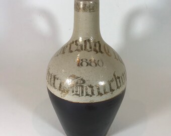 Vintage Crock Enterprise Pottery Co 5 Gallon New Brighton Pennsylvania Pa Brown Crock New Brighton Pottery