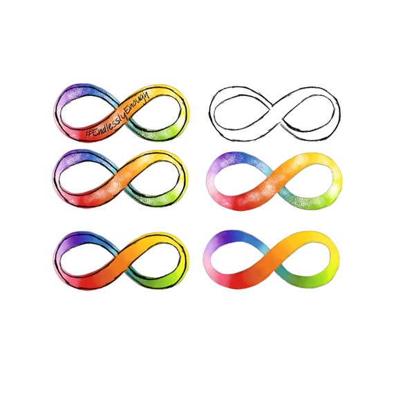 Infinity Symbol Clipart Bundleinfinity Symbol Clip Art Etsy
