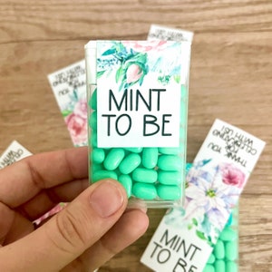 DIGITAL Mint to be Tic Tac Wedding Mint Favor Digital Download Digital File for Mint Giveaway Gift | Mint Wedding Mints Mint to be
