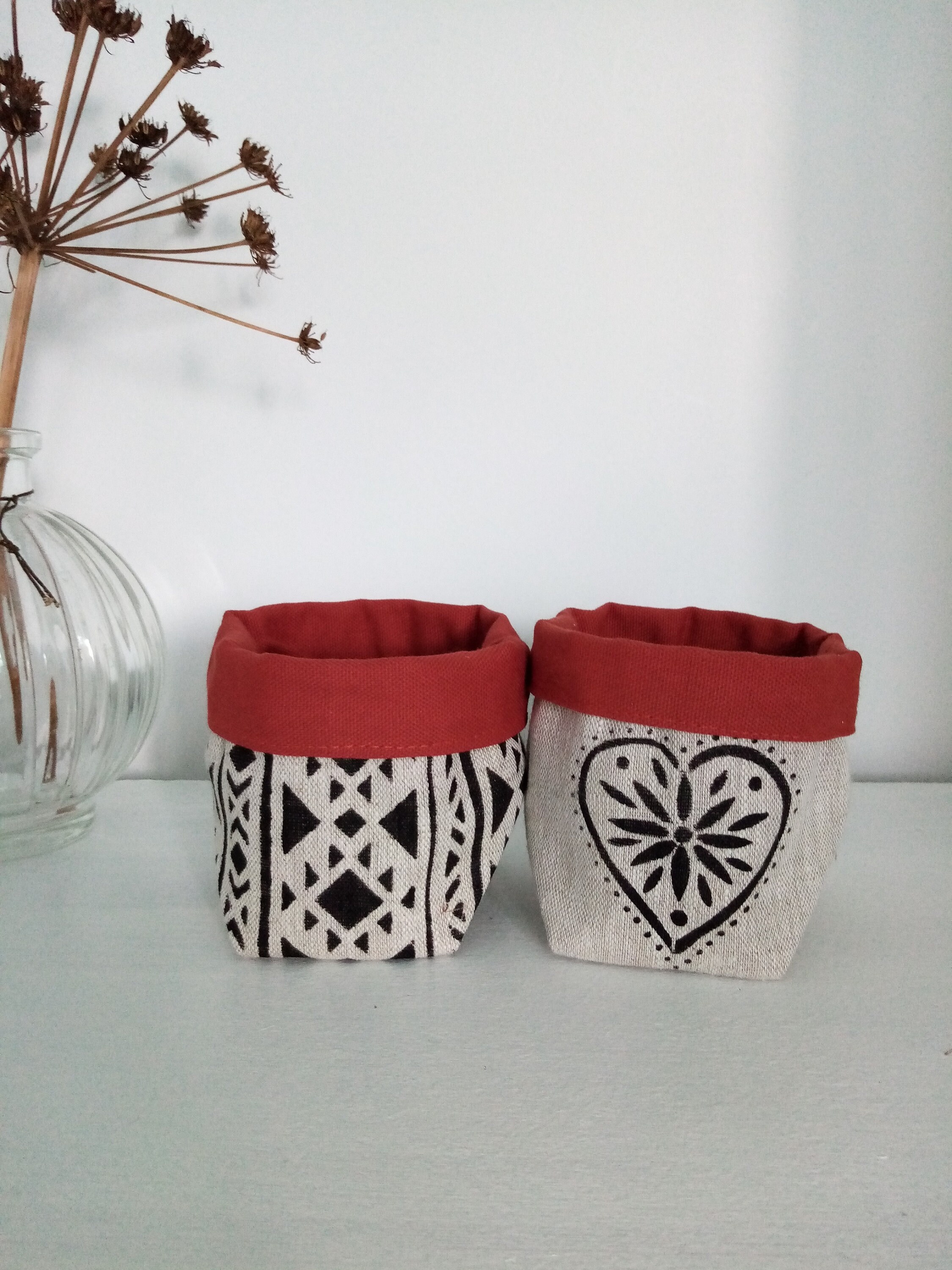 Mini cesta de almacenamiento / bolsillo vacío / olla de caché | Etsy