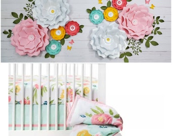 cloud island floral fields fabric