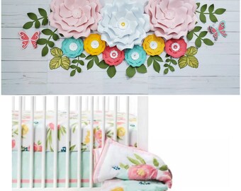 cloud island floral bedding