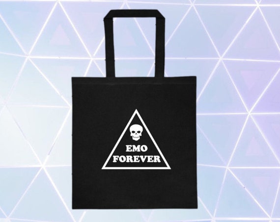 Emo Forever Tote Bag Emo Tote Bag Emo Forever Bag Etsy