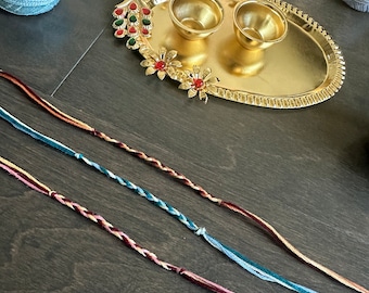 No Bead Rakhi,Beadless Rakhis, Rakshabandhan, Multicolor Indian Rakhi Bracelets, Rakhi sets, Rakhi for brothers, Rakhi for sisters