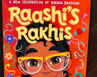 Raashi's Rakhis Book, Rakhis, Kumkum & Rice Bundle, Kids Rakhi, Rakshabandhan, Indian Rakhi Bracelets, Rakhi for brothers, Rakhi for sisters