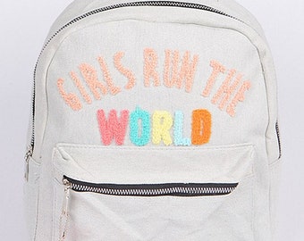 Girls Run the World Backpack or Wallet or Both Feminist  display picture 3