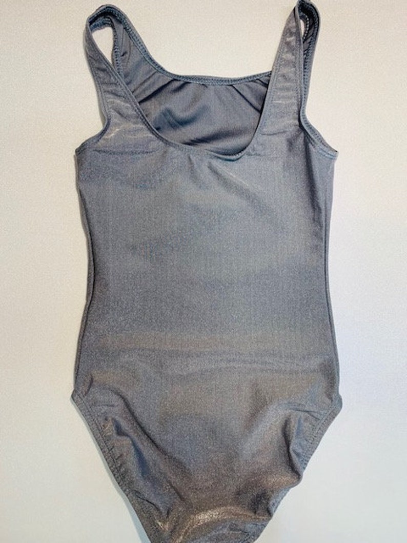 DH1001 Silver Shimmer Gymnastics Dance Leotard