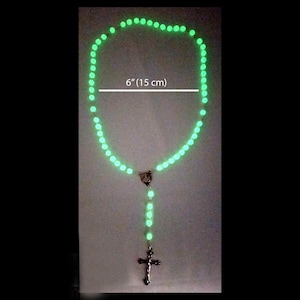 Our Lady of Fatima Rosary - Glow in the Dark - Handmade and Imported from Fatima, Portugal. Free Shipping.