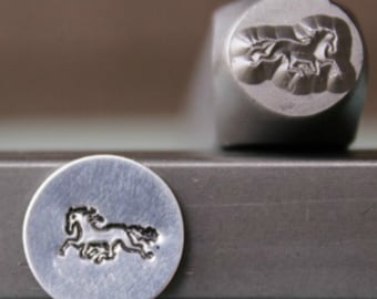 8mm Running Horse Metal Design Stamp - Supply Guy Stamp - SGCH-270