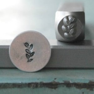 6mm Leaf Vine Metal Design Stamp - Supply Guy Stamp - SGCH-44