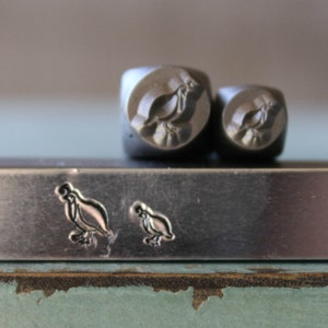 6mm and 4mm Mama and Baby Quail Metal Design 2 Stamp Set - Supply Guy Stamp - SGCH-379378