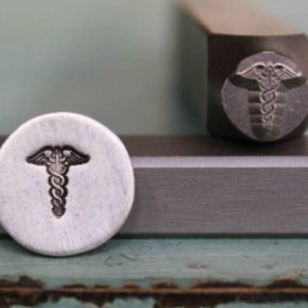 6mm Medical Symbol Metal Design Stamp - Supply Guy Stamp - SGCH-24