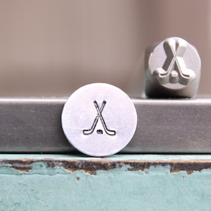 6mm Hockey Sticks Metal Design Stamp - Supply Guy Stamp - SGCH-526