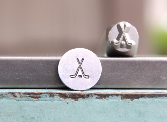 6mm Hockey Sticks Metal Design Stamp Supply Guy Stamp SGCH-526