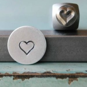 XLTEAM Manual Badge Heart Cutter, Heart Punch Die...