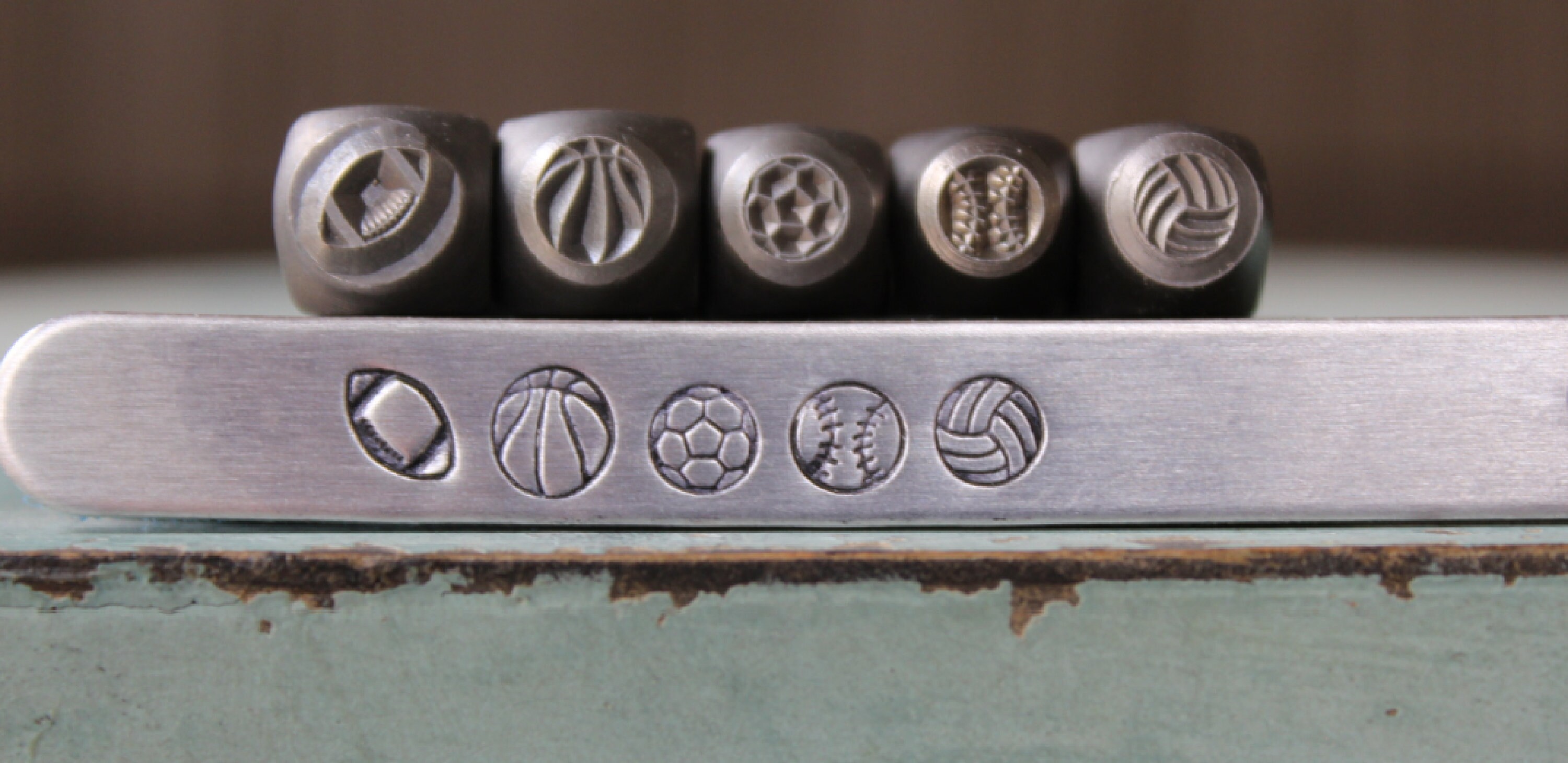 SUPPLY GUY 5mm/6mm Football/Baseball/Basketball Metal 3 Stamp Set SGCH-236188245 SUPPLY GUY 5mm/6mm Football/Baseball/Basketball Metal 3 Stamp Set SGCH-236188245