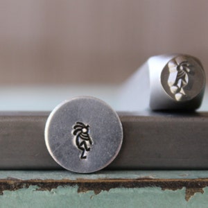 6mm Southwest Kokopelli Metall Design Stempel - Supply Guy Stempel - SGCH-380